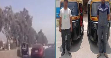 سائقو توك توك تحت قبضة الأمن بسبب فيديو “الرعونة وعكس الاتجاه” المثير