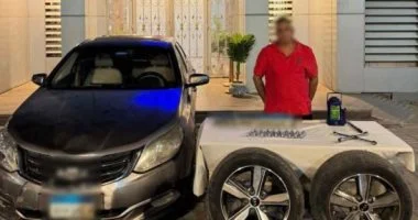 سقوط “حرامي الكاوتش” في ليلة العجائب بعد استخدام سيارة مستأجرة بنمر مزورة