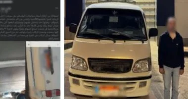 سقوط سائق ميكروباص بسبب رفع الأجرة وسط الزحام الشديد في بني سويف