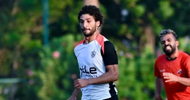 عمرو ناصر يعود لتدريبات الزمالك بانتظام بعد تعافيه من الإصابة الخطيرة