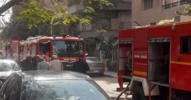 فرق الإطفاء تنجح في السيطرة على حريق كبير بشقة في سموحة بالإسكندرية