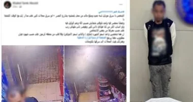 كاميرات المراقبة تكشف لصًا خطيرًا أثناء سرقته لمحل تجاري في النهار