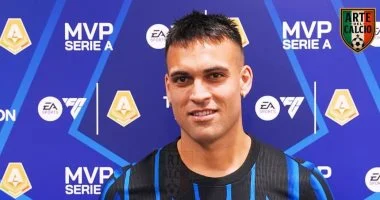 لاوتارو يتوج بجائزتي الأفضل في الكالتشيو ولاعب الشهر بفريق الإنتر
