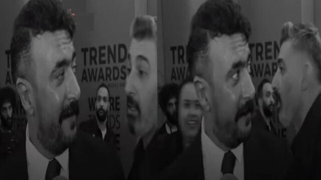 لقاء غير متوقع بين ياسر جلال وأحمد العوضي في حفل جوائز Trend Award