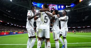 مبابي وفينيسيوس يتقدمان قائمة ريال مدريد استعداداً لمواجهة إشبيلية في الليجا