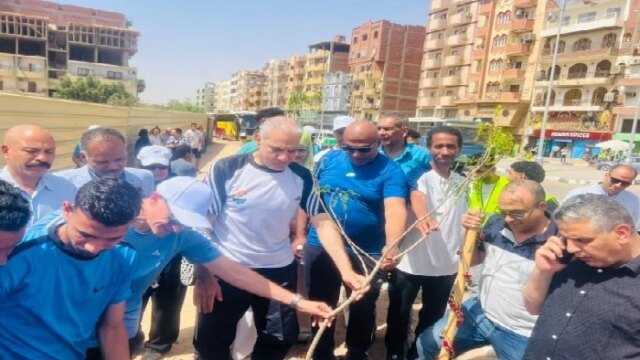 مبادرة بيئية جديدة من جامعة أسوان تشارك في زراعة 1500 شجرة بطريق السادات