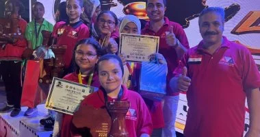 مصر تحتفل بتتويجها بكأس البطولة الأفريقية للشطرنج للناشئين مع 14 ميدالية