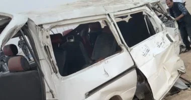 مصرع شخصين وإصابة سبعة جراء تصادم مروع في جنوب بورسعيد اليوم