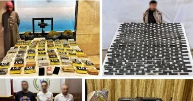 مقتل عنصرين خطرين وضبط مخدرات وسلاح بقيمة 98 مليون في ليلة العيد