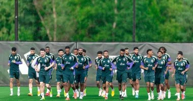 منتخب السعودية يبدأ تدريباته في نيويورك تحضيراً للمونديال الكبير “فيديو وصور”