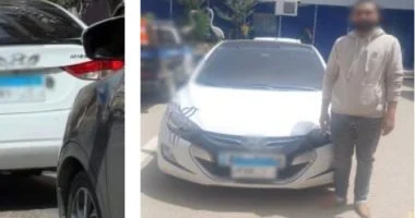 مندوب مبيعات ينجرف في التهم بعد طمس لوحات سيارته للهروب من المخالفات