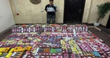 نجاح القوى الأمنية في إحباط ترويج 3 ملايين قطعة ألعاب نارية بالقاهرة والفيوم