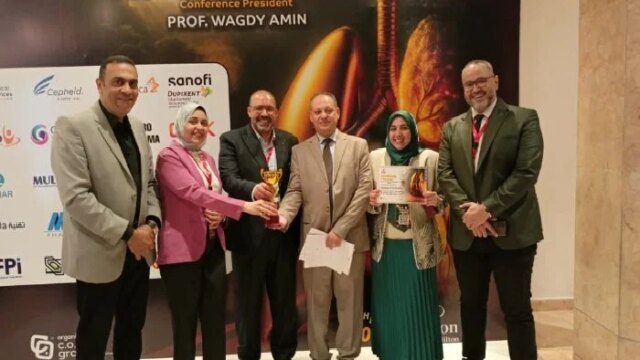 نجاح جديد يحققه «صدر الزقازيق» بحصوله على المركز الأول في مسابقة علمية بمؤتمر الأمراض الصدرية