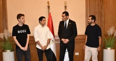 وزير الشباب والرياضة يكرم أبطال الإسكواش بعد تحقيقهم إنجاز بطولة العالم